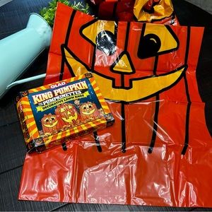 Vintage GLAD King Pumpkin Decorative Lawn Bags